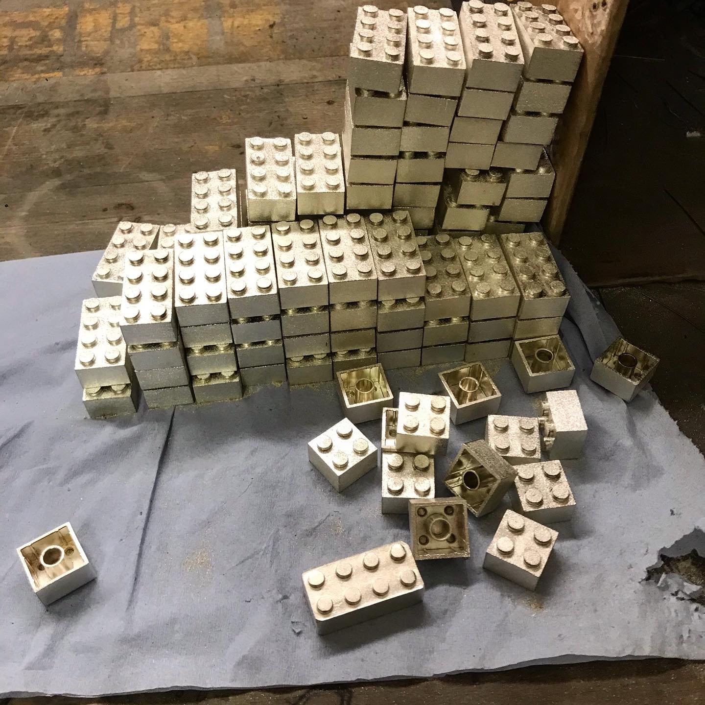 Sterling Silver Brick 2x2 - Oliver Roberts Jewellery