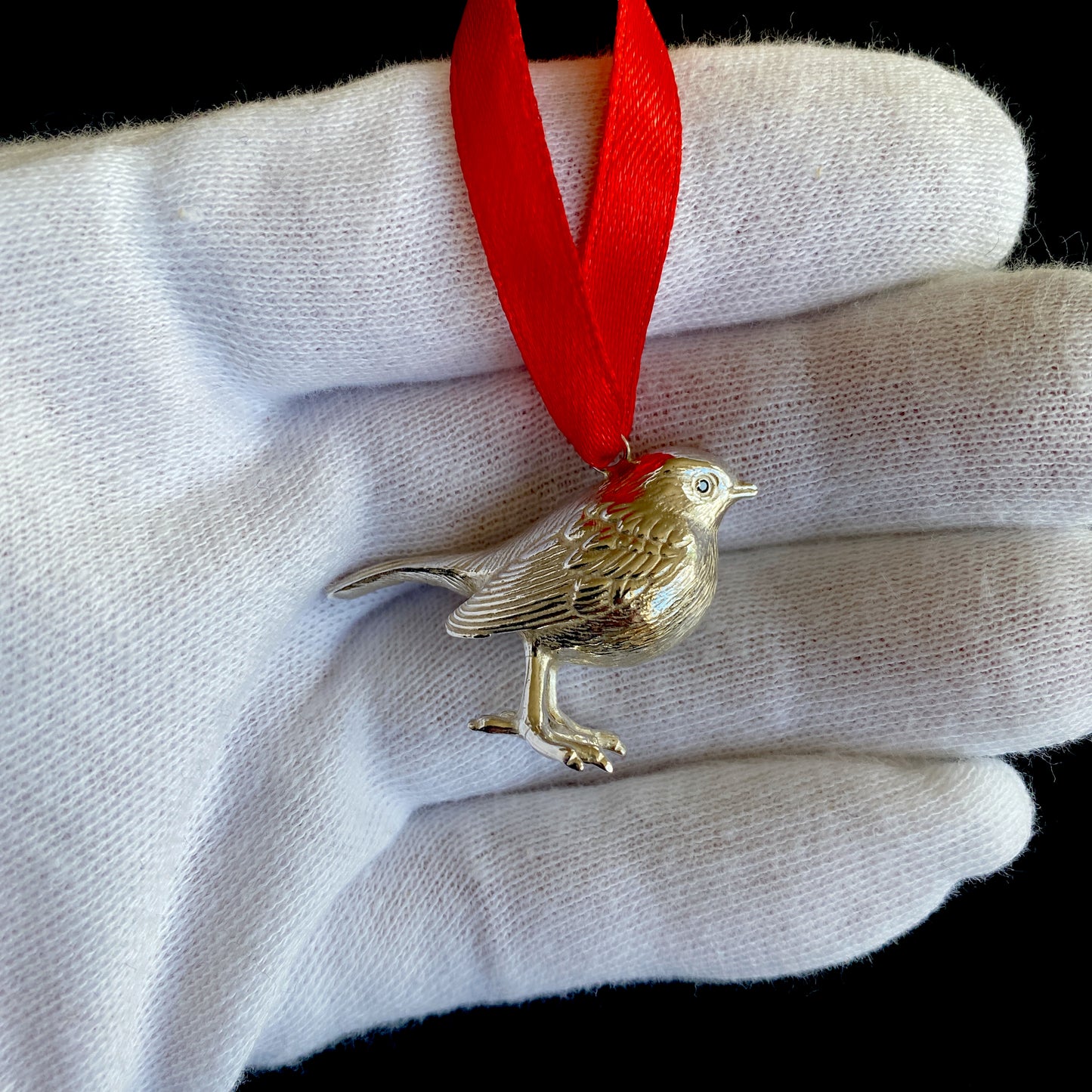 Robin - Christmas Tree Decoration - Oliver Roberts Jewellery