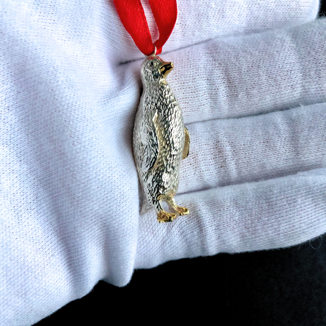 Penguin - Christmas Tree Decoration - Oliver Roberts Jewellery