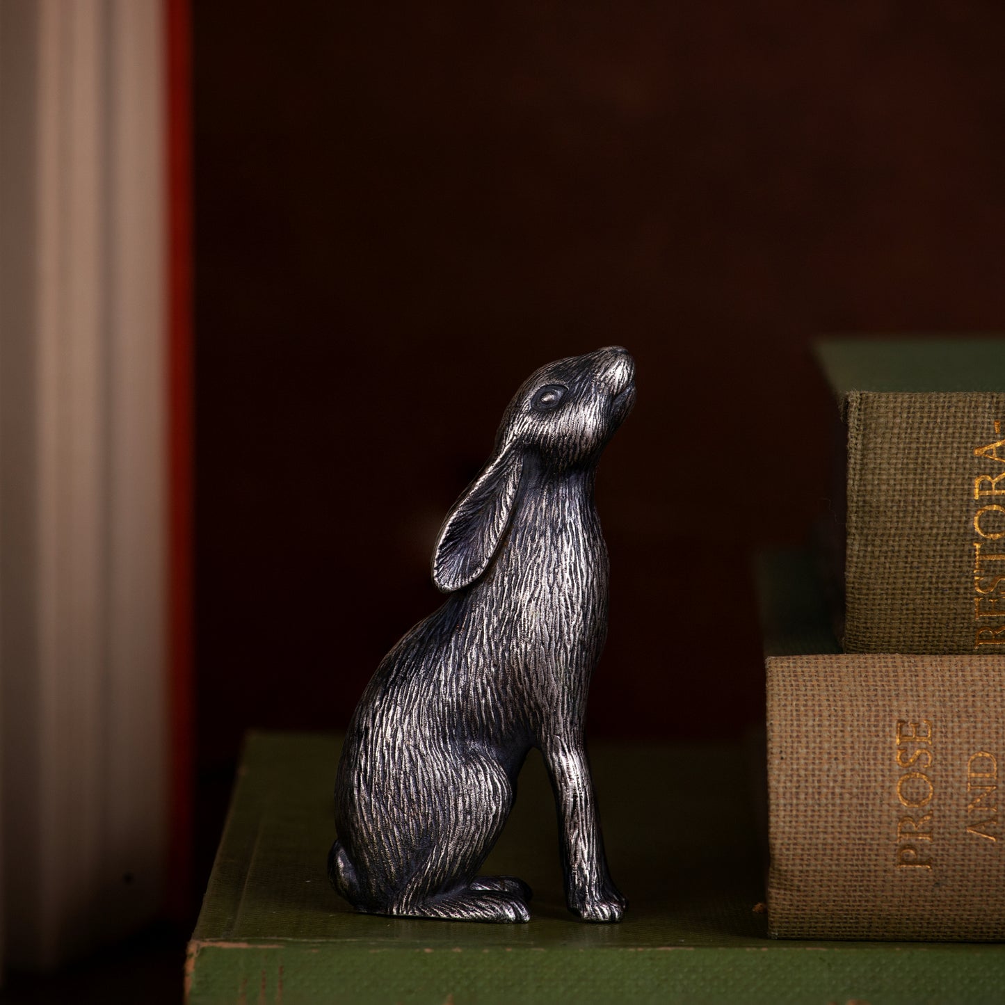Moon Gazing Hare Sculpture