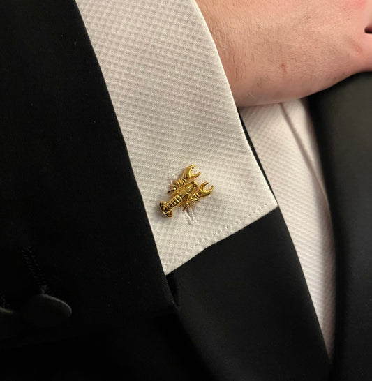 Lobster Cufflinks (18ct Gold) - Oliver Roberts Jewellery