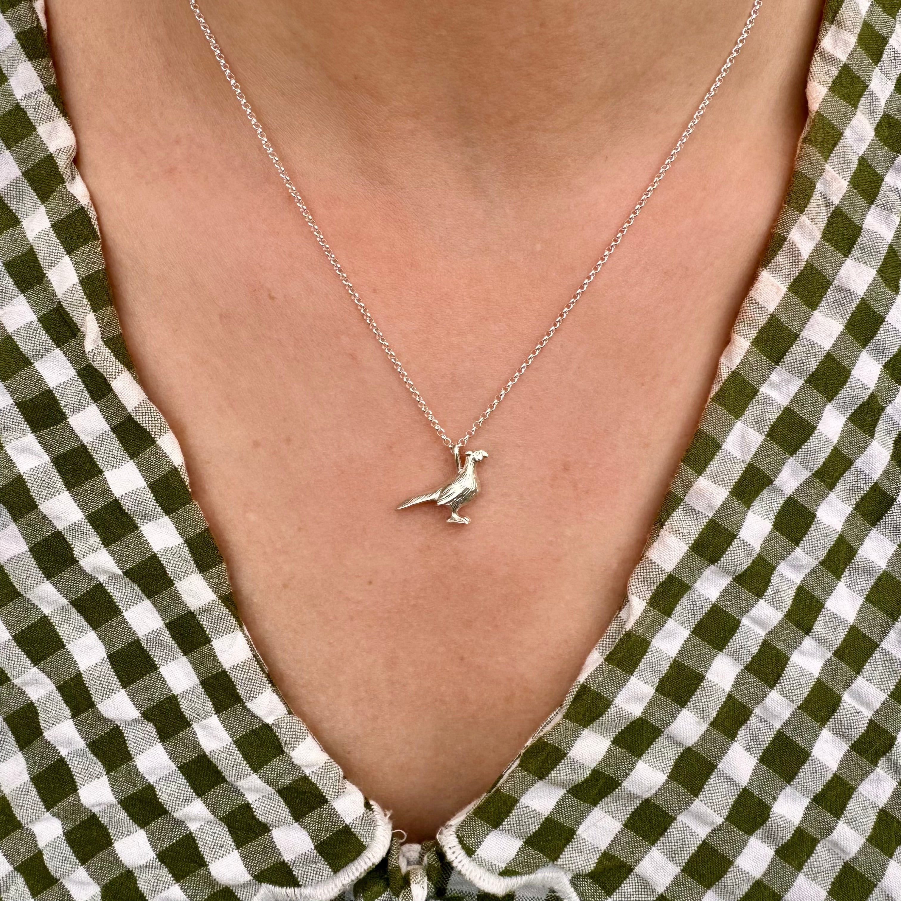 Pheasant Necklace - Oliver Roberts Jewellery