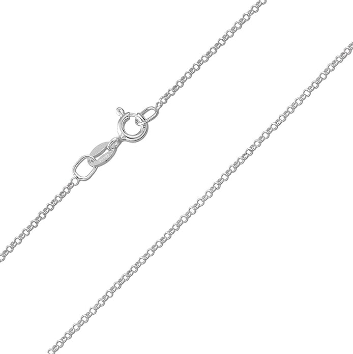 Sterling Silver 1.5mm Round Belcher Necklace - Oliver Roberts Jewellery