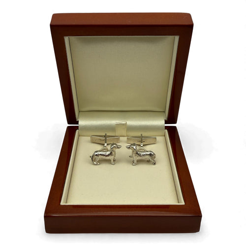 Dachshund Cufflinks - Oliver Roberts Jewellery