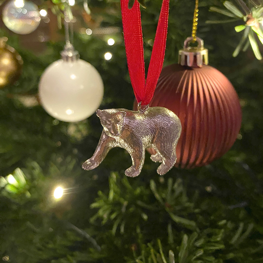 Polar Bear - Christmas Tree Decoration - Oliver Roberts Jewellery
