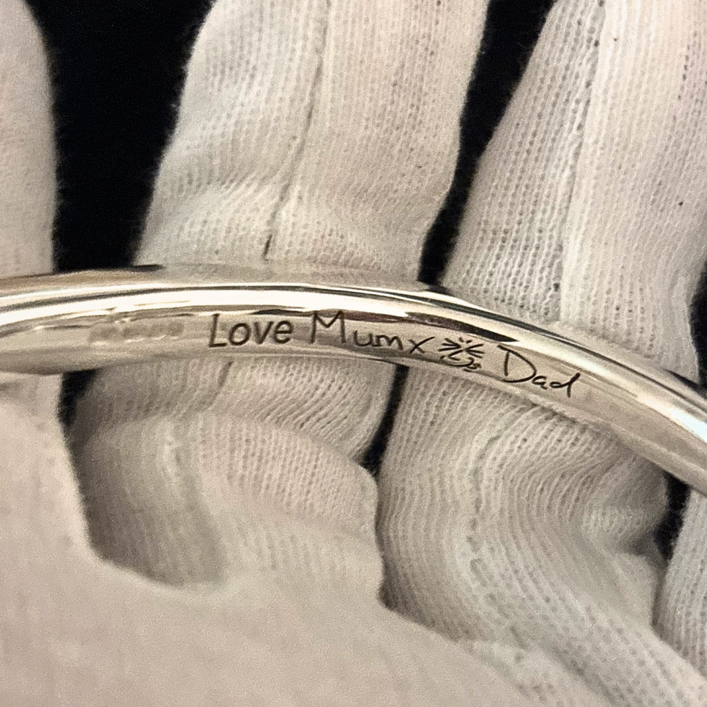 Sterling Silver Mens Luxury Torque Bangle - Oliver Roberts Jewellery