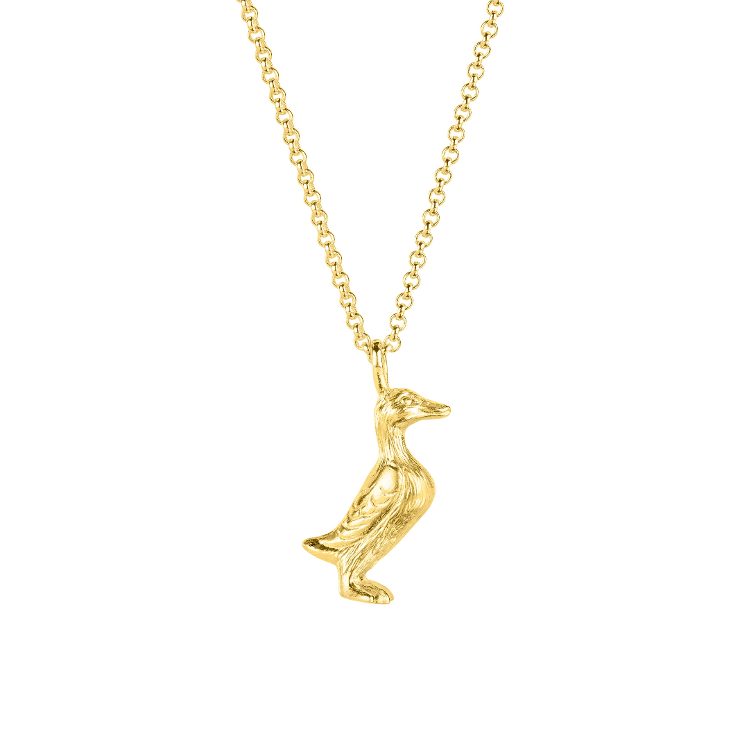 Duck Necklace (18ct Gold Plated) - Oliver Roberts Jewellery