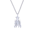 Lobster Necklace (18ct White Gold) - Oliver Roberts Jewellery