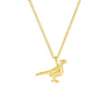 Pheasant Necklace (18ct Gold Plated) - Oliver Roberts Jewellery