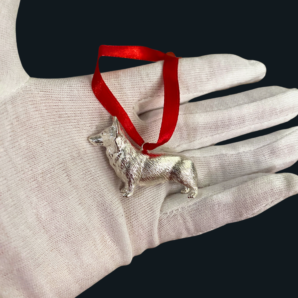 Corgi - Christmas Tree Decoration [Full set] - Oliver Roberts Jewellery