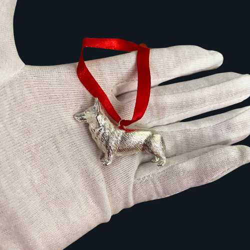 Corgi - Christmas Tree Decoration [Full set] - Oliver Roberts Jewellery