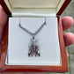Lobster Necklace (18ct White Gold)