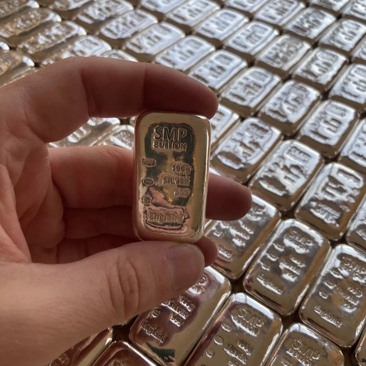 100g Hallmarked Fine Silver Investment Bars