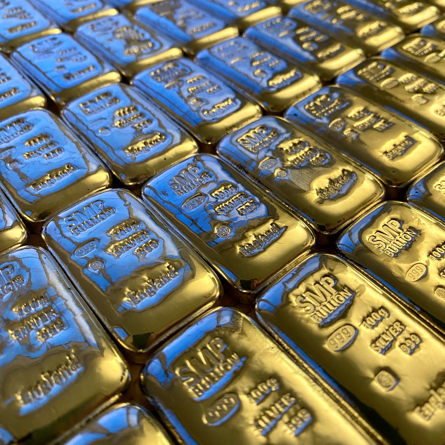 Fine Silver 100g Hallmarked Investment Bars