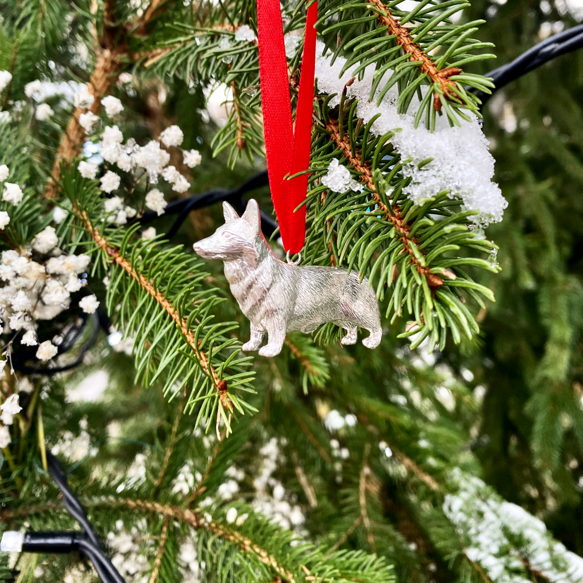 Corgi - Christmas Tree Decoration [Full set] - Oliver Roberts Jewellery