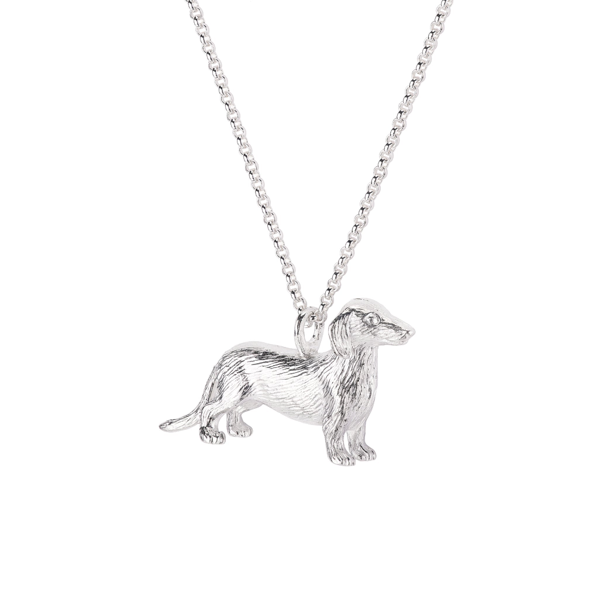 Dachshund Necklace (Large) - Oliver Roberts Jewellery
