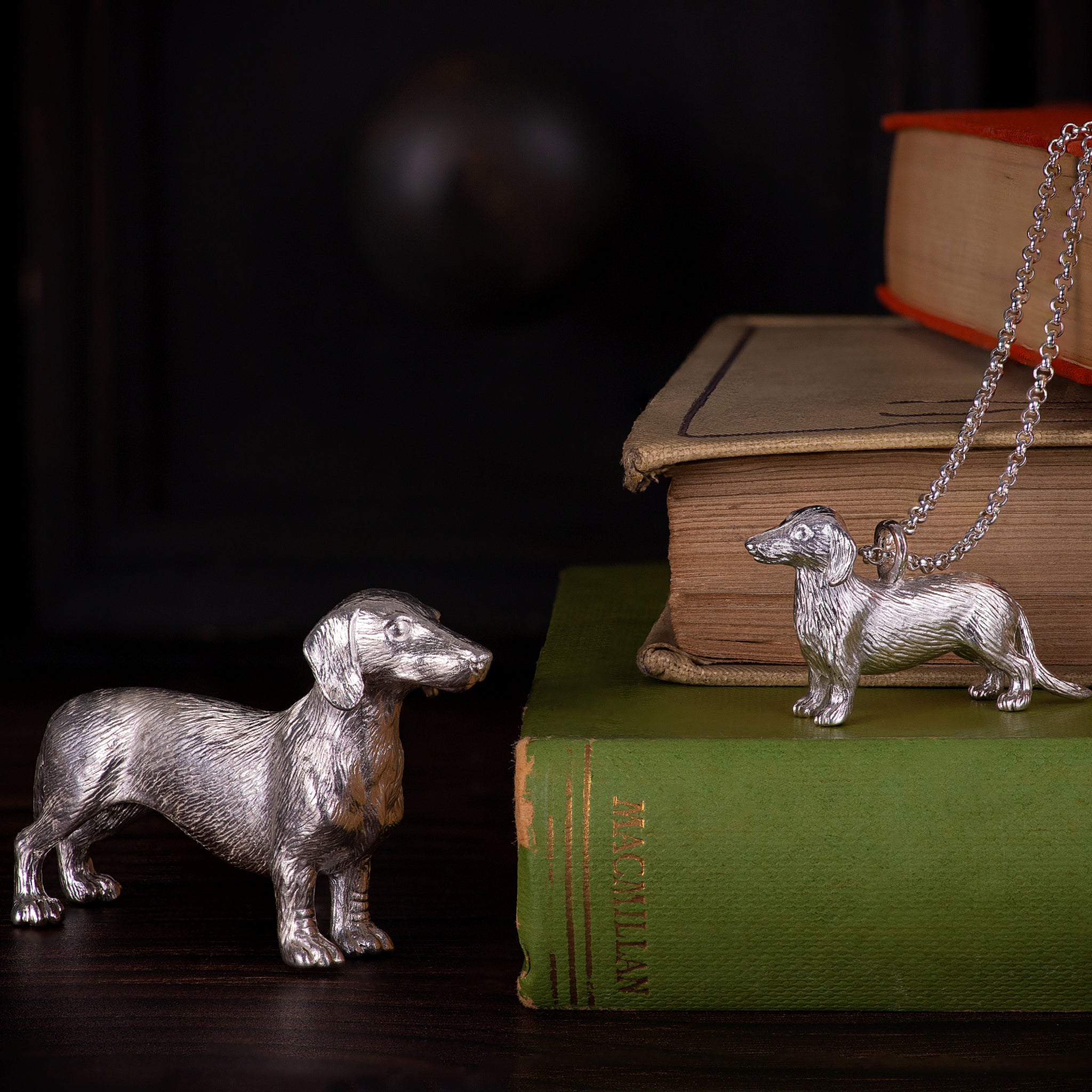 Dachshund Necklace (Large) - Oliver Roberts Jewellery