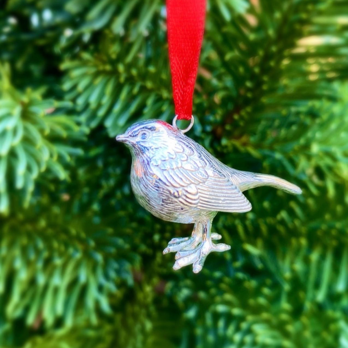 Robin - Christmas Tree Decoration - Oliver Roberts Jewellery