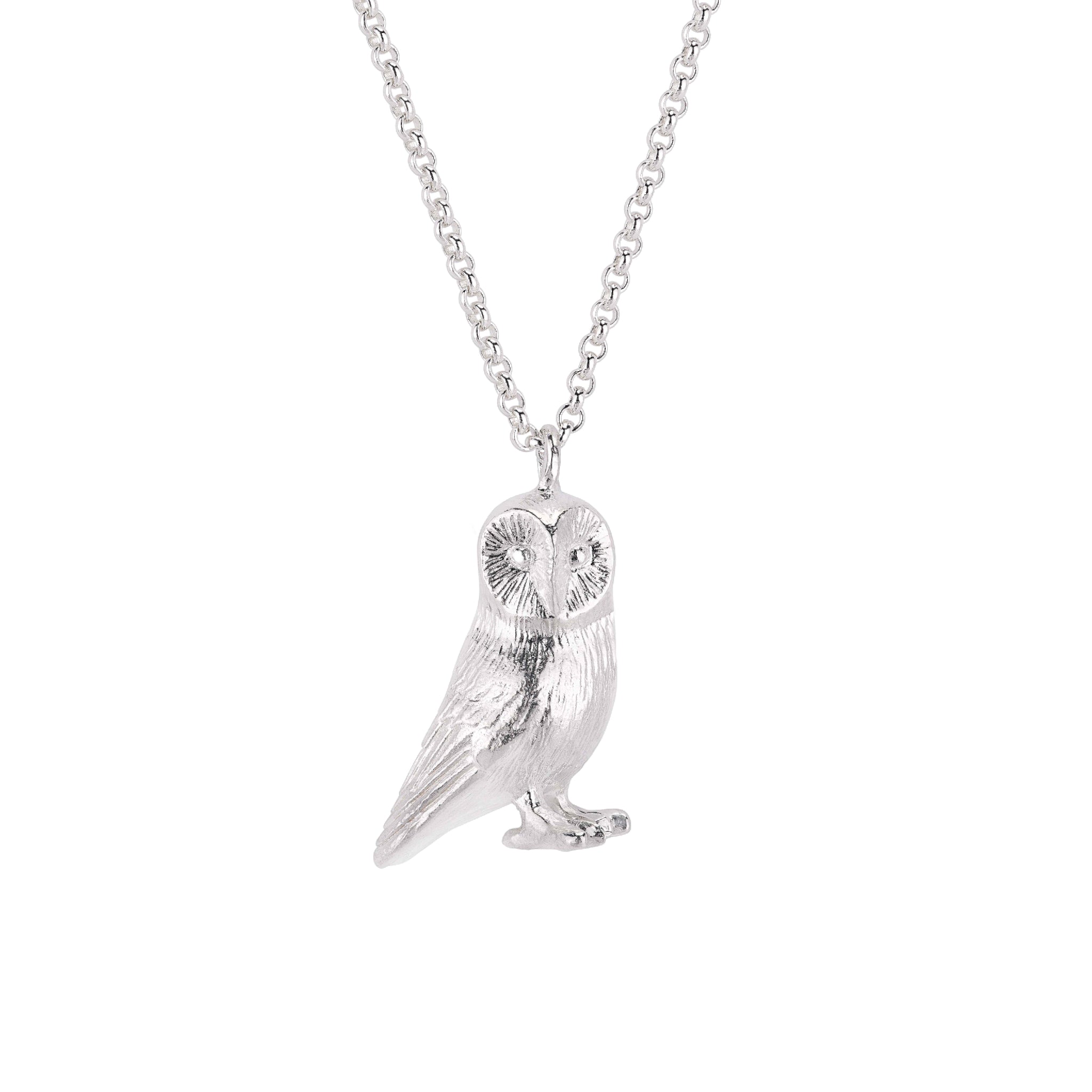 Owl Necklace (Large) - Oliver Roberts Jewellery